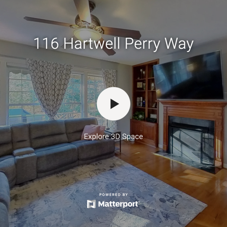 Capture & Close Real Estate Imagery Red two-story house with a front porch and landscaping on a sunny day.