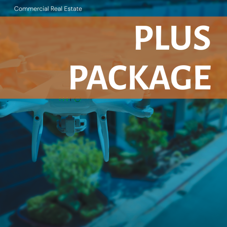 Plus Package Text promoting a "Plus Package" for enhanced listings, featuring a camera lens graphic.